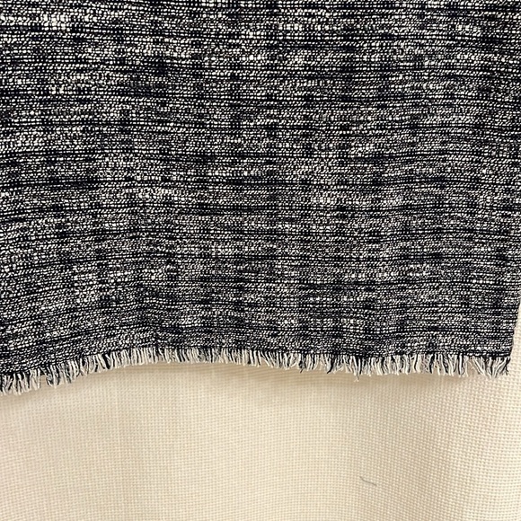 J. Crew Tweed Frayed Hem Navy Dress NWOT - Picture 5 of 8